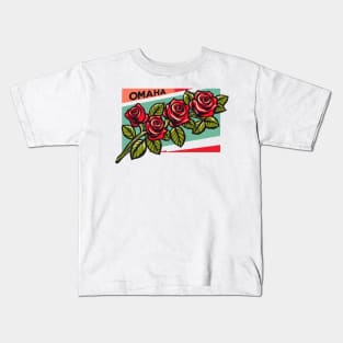 Omaha Roses Kids T-Shirt